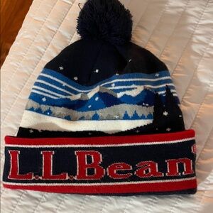 L.L. Bean Kids' Blue Mountain Pom-Pom Hat